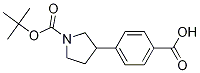 4-(1-(Tert-butoxycarbonyl)pyrrolidin-3-yl)benzoic acid Structure,222987-24-8Structure