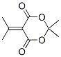 2,2-Dimethyl-5-(1-methyl ethylidene)-1,3-dioxane-4,6-dione Structure,2231-66-5Structure