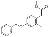 Methyl 2-methyl-4-benzyloxyphenylacetate Structure,223406-97-1Structure