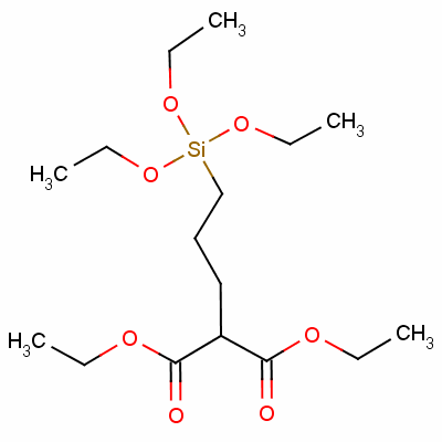 Diethyl 2-(3-(triethoxysilyl)propyl)malonate Structure,22408-96-4Structure