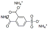 4-Sulfophthalic acid triammonium salt Structure,22411-24-1Structure