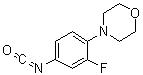 (3-Fluoro-4-(morpholinyl)phenyl)isocyanate Structure,224323-51-7Structure