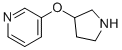 3-(Pyrrolidin-3-yloxy)-pyridine Structure,224818-27-3Structure