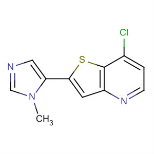 7-Chloro-2-(1-methyl-1h-imidazol-5-yl)thieno[3,2-b]pyridine Structure,225385-09-1Structure