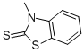 3-Methylbenzothiazole-2-thione Structure,2254-94-6Structure