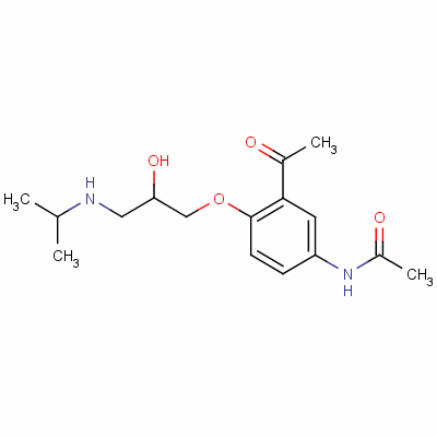 Rac diacetolol Structure,22568-64-5Structure