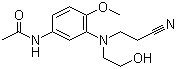 N-[3-[(2-Cyanoethyl)(2-hydroxyethyl)amino]-4-methoxyphenyl]acetamide Structure,22588-78-9Structure