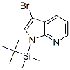 1H-Pyrrolo[2,3-b]pyridine, 3-bromo-1-[(1,1-dimethylethyl)dimethylsilyl]- Structure,226085-15-0Structure