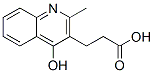 3-(4-Hydroxy-2-methyl-quinolin-3-yl)-propionic acid Structure,22609-25-2Structure