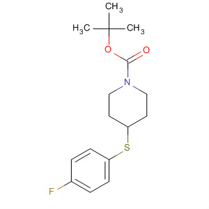 4-(4-Fluoro-phenylsulfanyl)-piperidine-1-carboxylic acid tert-butyl ester Structure,226398-48-7Structure