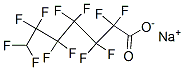 2,2,3,3,4,4,5,5,6,6,7,7-Dodecafluoroheptanoic acid, sodium salt Structure,2264-25-7Structure