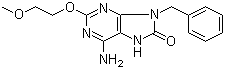 6-Amino-7,9-dihydro-2-(2-methoxyethoxy)-9-(phenylmethyl)-8h-purin-8-one Structure,226907-52-4Structure