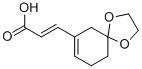 (E)-3-(1,4-dioxaspiro[4.5]dec-7-en-7-yl)acrylic acid Structure,226916-19-4Structure