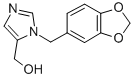 (3-Benzo[1,3]dioxol-5-ylmethyl-3h-imidazol-4-yl)-methanol Structure,226930-11-6Structure