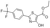 Ethyl4-hydroxy-2-[4-(trifluoromethyl)phenyl]-1,3-thiazole-5-carboxylate Structure,227199-08-8Structure