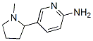 2-Pyridinamine, 5-(1-methyl-2-pyrrolidinyl)- Structure,22790-82-5Structure