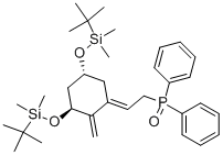 [(2E)-2-[(3s,5r)-3,5-bis[[(1,1-dimethylethyl)dimethylsilyl]oxy]-2-methylenecyclohexylidene]ethyl]diphenyl-phosphine oxide Structure,227961-44-6Structure