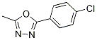 2-(4-Chlorophenyl)-5-methyl-1,3,4-oxadiazole Structure,22815-98-1Structure