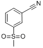 3-(Methylsulfonyl)Benzonitrile Structure,22821-75-6Structure