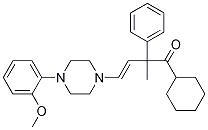 1-Cyclohexyl-4-(4-(2-methoxyphenyl)piperazin-1-yl)-2-methyl-2-phenylbut-3-en-1-one Structure,228419-08-7Structure