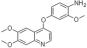 4-((6,7-Dimethoxyquinolin-4-yl)oxy)-2-methoxyaniline Structure,228559-85-1Structure