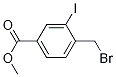 Methyl 3-iodo-4-bromomethylbenzoate Structure,229028-10-8Structure