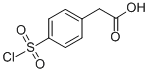 [4-(Chlorosulfonyl)phenyl]aceticacid Structure,22958-99-2Structure