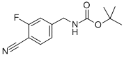 Tert-butyl4-cyano-3-fluorobenzylcarbamate Structure,229623-55-6Structure