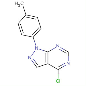 4-Chloro-1-(p-tolyl)-1h-pyrazolo[3,4-d]pyrimidine Structure,23000-47-7Structure