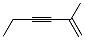 2-Methyl-1-hexen-3-yne Structure,23056-94-2Structure