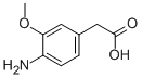 1-(4-Amino-3-methoxy-phenyl)-acetic acid Structure,230648-62-1Structure