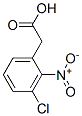 3-Chloro-2-nitrophenylacetic acid Structure,23066-21-9Structure