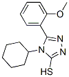 4-Cyclohexyl-5-(2-methoxy-phenyl)-4H-[1,2,4]triazole-3-thiol Structure,23195-34-8Structure