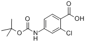 Boc-4-amino-2-chlorobenzoic acid Structure,232275-73-9Structure