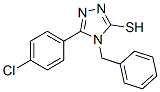 4-Benzyl-5-(4-chloro-phenyl)-4H-[1,2,4]triazole-3-thiol Structure,23282-92-0Structure