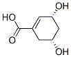 1-Cyclohexene-1-carboxylicacid,3,5-dihydroxy-,(3r,5r)-(9ci) Structure,232952-17-9Structure