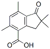 2,2,5,7-Tetramethyl-1-oxoindane-4-carboxylic acid Structure,23342-32-7Structure