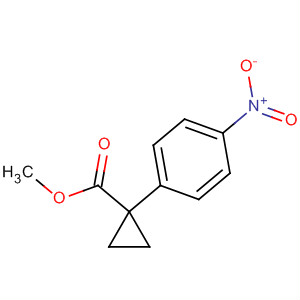 1-(4-Nitro-phenyl)-cyclopropanecarboxylic acid methyl ester Structure,23348-98-3Structure