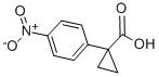 1-(4-Nitrophenyl)cyclopropanecarboxylic acid Structure,23348-99-4Structure