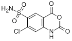 7-Chloro-2,4-dioxo-1,4-dihydro-2h-benzo[d][1,3]oxazine-6-sulfonamide Structure,23380-53-2Structure