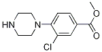 Methyl 3-chloro-4-piperazinobenzoate Structure,234082-16-7Structure