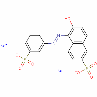 Disodium 6-hydroxy-5-[(3-sulphonatophenyl)azo]naphthalene-2-sulphonate Structure,2347-72-0Structure