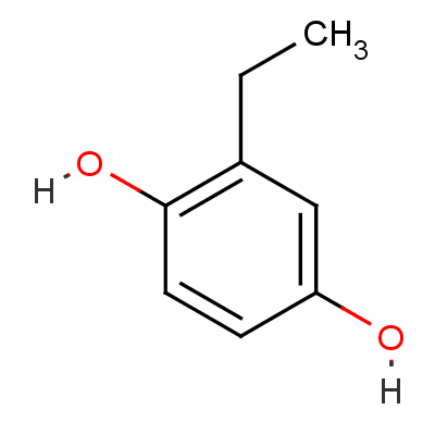 1,4-Dihydroxy-2-ethylbenzene Structure,2349-70-4Structure