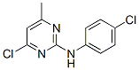 4-Chloro-N-(4-chlorophenyl)-6-methyl-2-pyrimidinamine Structure,23497-36-1Structure