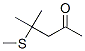 4-Methylthio-4-methyl-2-pentanone Structure,23550-40-5Structure