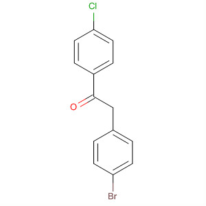 2-(4-Bromophenyl)-1-(4-chlorophenyl)ethanone Structure,23566-00-9Structure