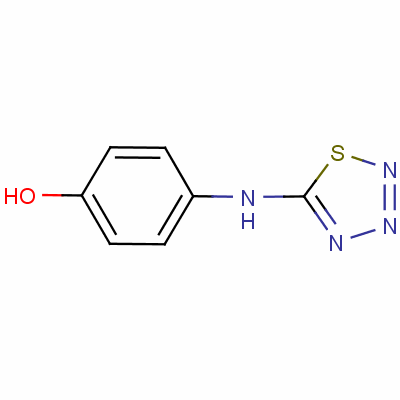 4-(1,2,3,4-Thiatriazol-5-ylamino)phenol Structure,23567-67-1Structure