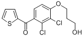 [2,3-Dichloro-4-(3-hydroxypropoxy)phenyl]-2-thienylmethanone Structure,236735-89-0Structure