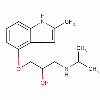 1-[Isopropylamino]-3-[(2-methyl-indol-4-yl)oxy]-2-propanol Structure,23694-81-7Structure