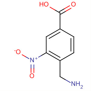 4-Aminomethyl-3-nitrobenzoic acid Structure,2372-51-2Structure